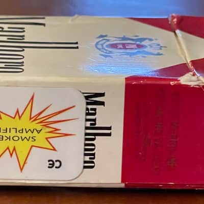 marlboro cigarette amp Smokey Amps Marlboro mini guitar amplifier 1995 - Marlboro Cigarette pack