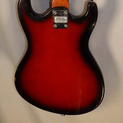 Teisco Silvertone Model 1406 Single Pickup Sunburst Solid Body electric guitar Made in Japan 1960s-70s image 6
