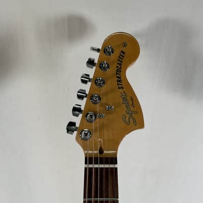 Squier Tom Delonge Stratocaster 2002 - Seafoam Green/Teal - w/ Gig Bag and Mod image 3