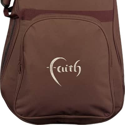 Faith Nomad Mini-Neptune Electro - Trembesi All Solid Travel Electro Acoustic Guitar & Gigbag image 3