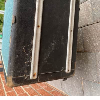 Pair Vintage Park Speaker Columns with 2 x 12 Celestion Green Back  Mid to Late 70's - Turqoise image 18