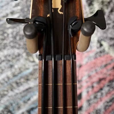 Kala Striped Ebony Fretless Acoustic-Electric U-BASS image 2