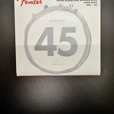 Fender 7250 Long Scale, 5 String, 7250-5M .045-.125,  Roundwound Bass Strings, Nickel Plated Steel image 1