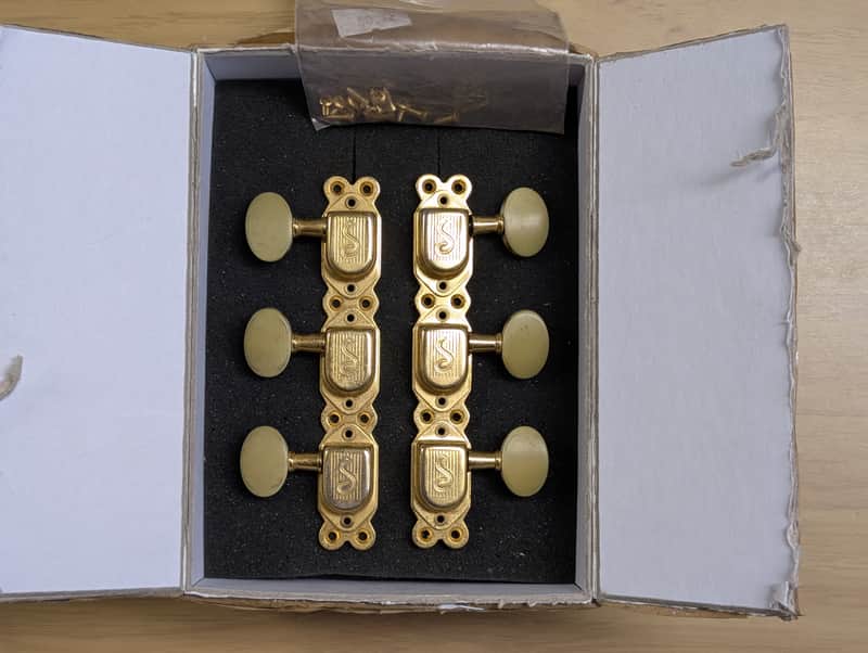 Schaller Gypsy Jazz Guitar Tuners - Gold image 1