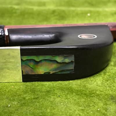 New/Old Stock Jon Paul 'Fusion Silver' Carbon Fiber/Pernambuco German-style 3/4 Bass Bow JP705 image 3