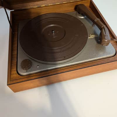 Vintage ELAC Miraphon 210 Turntable - Scandinavian Style / Mid-Century Teak image 3