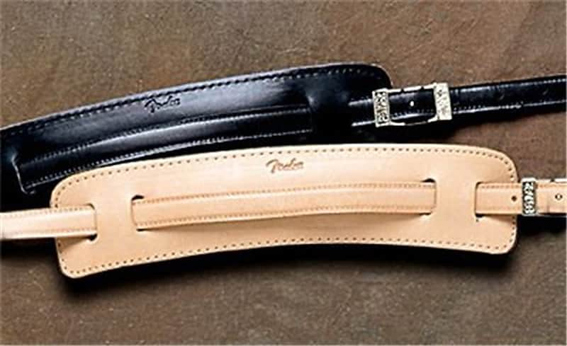 Fender Super Deluxe Vintage-style Strap, Black 2016 image 1