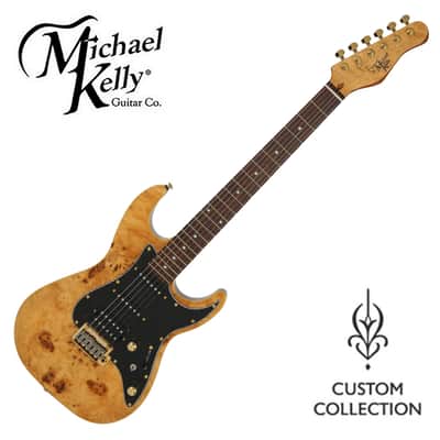 Michael Kelly Burl 60 Ultra, Epic Eleven Electronics Hot-Rod Mod, Natural Burl image 11