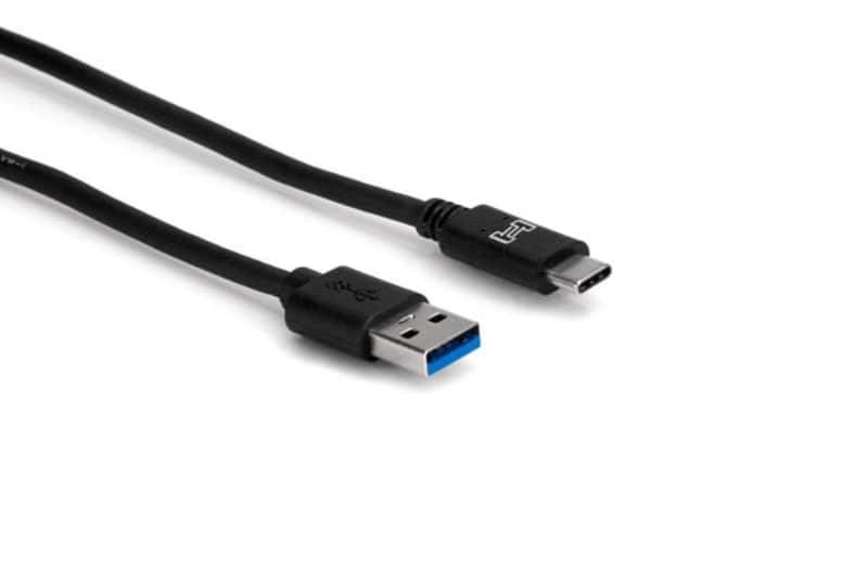 Hosa USB-306CA 6' USB C to USB A, USB 3.0 (5Gbps) image 1