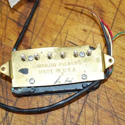 1975 DiMarzio Humbucker 4 LONG lead wires 5.42K Ohms Les Paul image 4