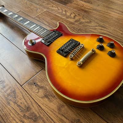 Vintage 1970s Greco EG 480 Electric Guitar LP Custom Burst Maxon Pickups les paul image 4