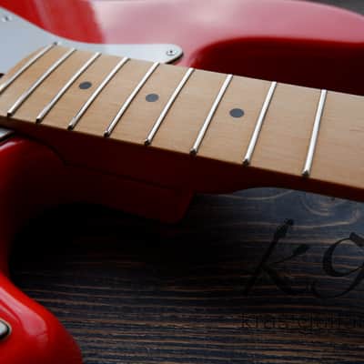 Brian by Bacchus BJB-380 Jazz Bass 1997-2000 Red image 5