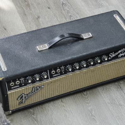Fender Showman 2-Channel 85-Watt Guitar Amp Head 1965 Blackface image 3