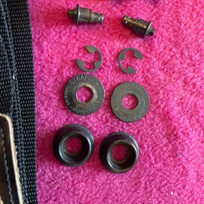 vintage usa Jim Dunlop strap locks ORIGINAL STRAPLOK + Marc's Guitar Shop strap image 3