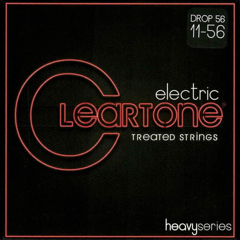 Cleartone 9456 Coated Nickel Plated Steel Electric Guitar Strings 11-56 Drop 56 image 1