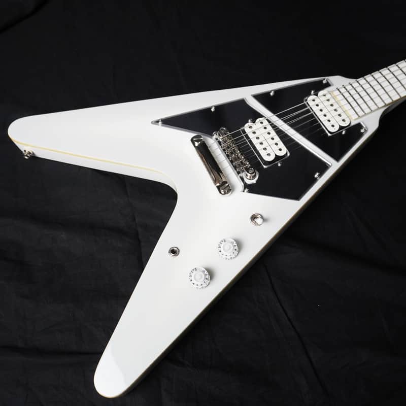 Epiphone Limited Edition Brendon Small "Snow Falcon" Flying V Snow Burst image 1