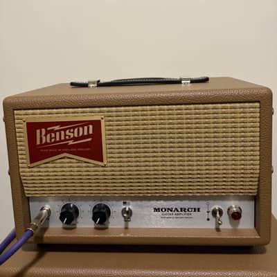 Benson Amps Monarch head and 2x12 cabinet 2025 - Beige tolex image 2