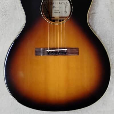 Alvarez Delta00 E TSB Tobacco Sunburst Parlor Acoustic Electric Guitar + HS case image 1