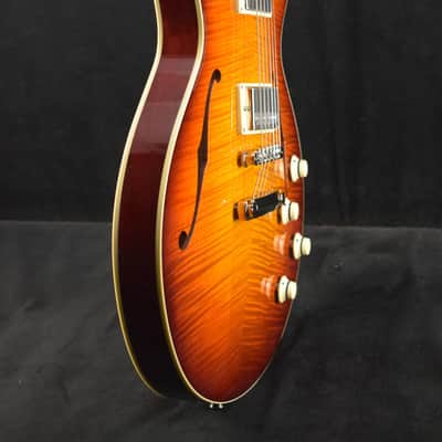 Collings SoCo Deluxe Semi-Hollow Dark Cherry Sunburst image 5