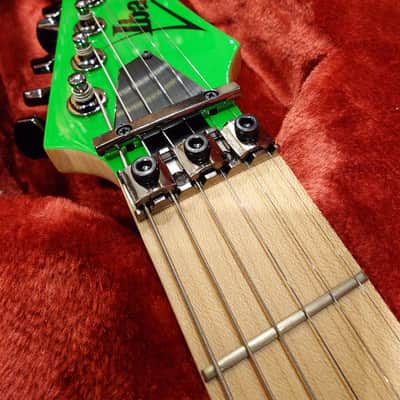 Ibanez JEM777-LG Steve Vai 30th Anniversary Limited Edition with Pink Pickups 2017 - Loch Ness Green image 11