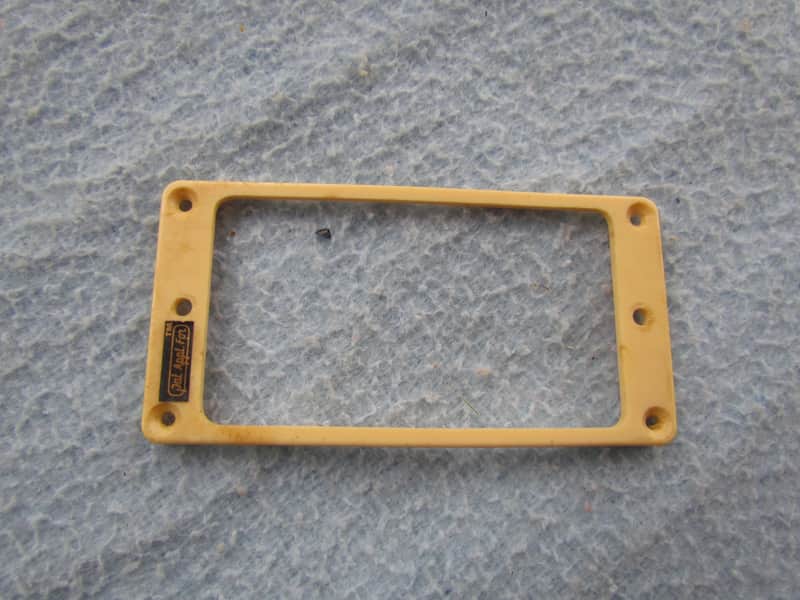 Gibson Pickup Surround "Pat Appl For" Cream Neck Position Pickup Ring 1983 Shaw Era PAF Pickup Surround Neck Position Cool! image 1