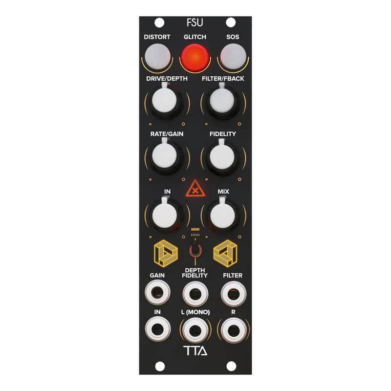 TipTop Audio FSU Eurorack Granular Distortion & Delay Module (Black) image 1