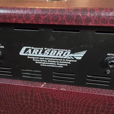 Rare Carlsbro Fatboy Tube Guitar Amplifier 1x12" 30 watt Combo Made in UK AC30 Style Tone image 5