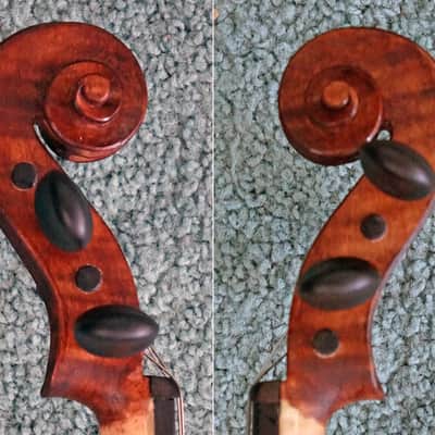 RESTORED ANTIQUE HOPF 4/4 GERMAN TRADE VIOLIN STRADIVARIUS COPY WITH CASE image 7