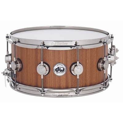 DW Collector's Series Mahogany / Cherry Hybrid 6.5x14" Snare Drum