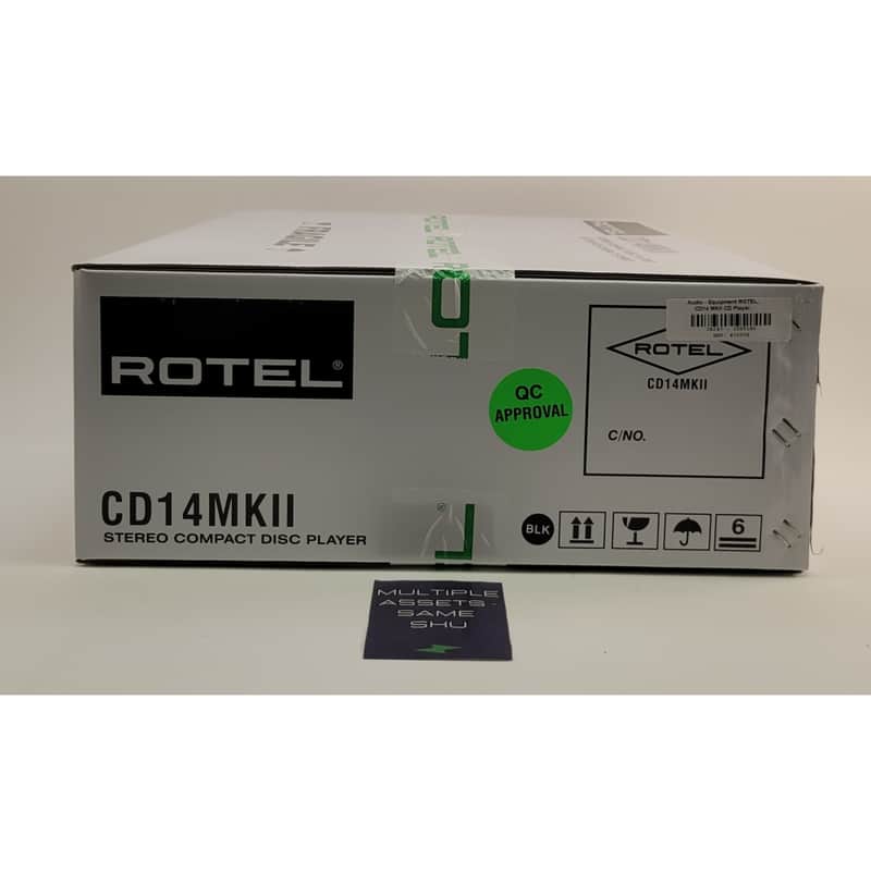 ROTEL CD14 MKII CD Player - Black - New in Box image 1