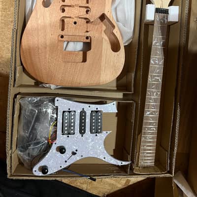 Open Box Leo Jaymz S V Style Electric Guitar DIY Project Kit Leo Jaymz image 1