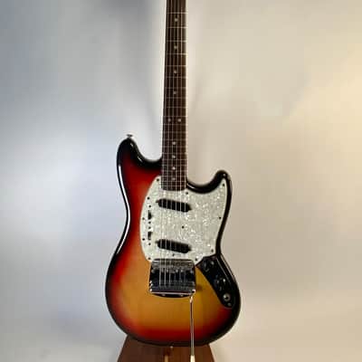 1972 Fender Mustang Sunburst — OHSC, BEAUTIFUL Mastery Bridge Upgrade (Original Bridge Included) image 3