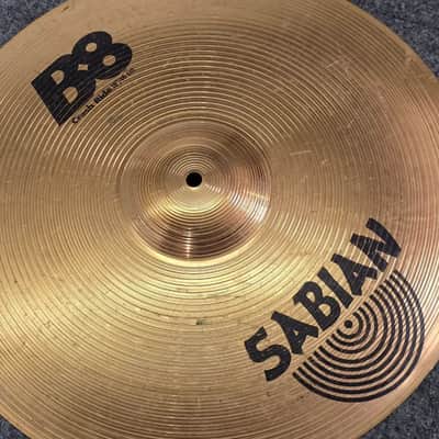 Used Sabian B8 Crash Ride Cymbal 18" - Fair image 2