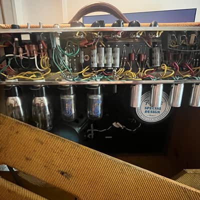 Fender Custom Shop '57 Twin Tweed Low Power 5E8-A Circuit 2x12 Tube Amp Relic image 5
