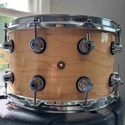 DW Performance Natural Lacquer Snare Drum - 8x14 image 3