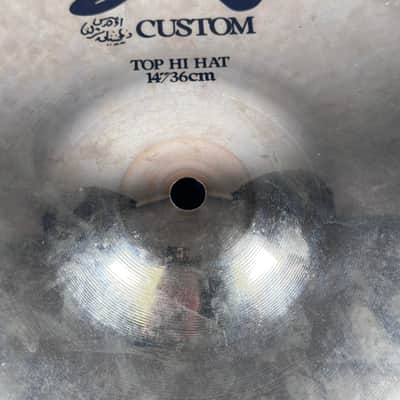 Zildjian 14" A Custom Hi-Hats Set Top & Bottom image 8