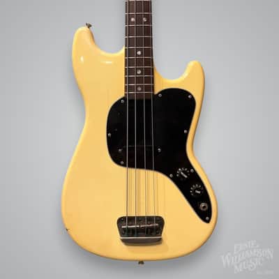 Fender Musicmaster Bass 1978 - Olympic White image 1