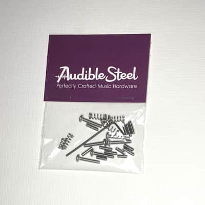 Stainless Steel S-style Guitar Saddle Screw Kit (Vintage Style) image 1