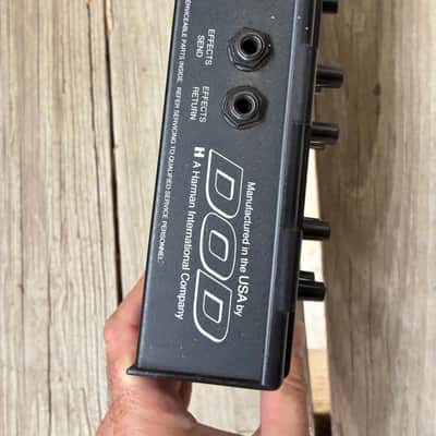 READ DOD TR3M metal electric guitar multi effect pedal work station  - Black  vintage electric guitar image 9