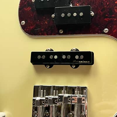 Fender Player Plus Loaded Active PJ Precision Jazz Bass Body Olympic Pearl image 3
