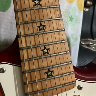 Fender Richie Sambora Signature Cherry Sunburst Japan //// free   many stuffs image 22
