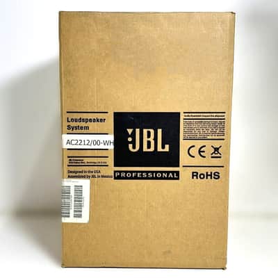 JBL AC2212/00 White Compact 12" 2-Way Loudspeaker #2048(One) THS image 9