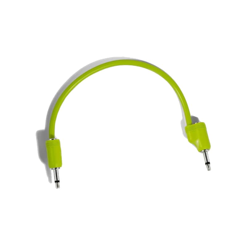 Tiptop Audio Stackcable 3.5mm Eurorack Patch Cable, Green - 20 cm image 1