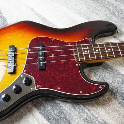 1982 Fender Japan JV Jazz Bass ’62 Vintage Reissue JB62-75 Sunburst MIJ Fujigen image 7
