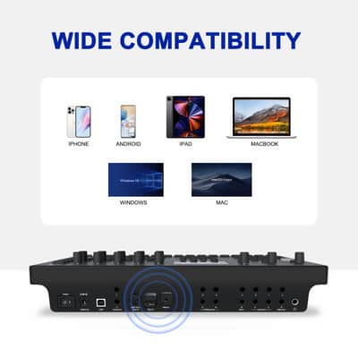 LEKATO Wireless Bluetooth MIDI Adapter Ultra Low Latency 5 PIN to MIDI Device image 5