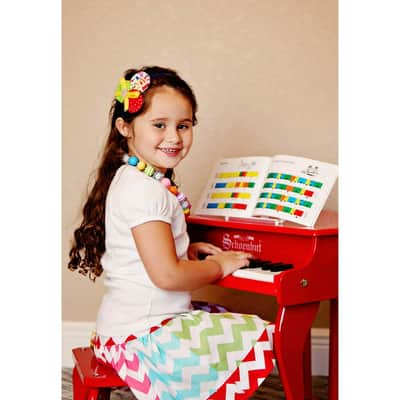 Schoenhut 30 key Fancy Baby Grand Red for Kids Childrens Instrument image 2