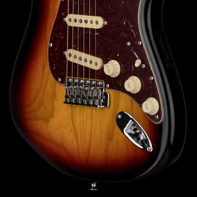 Fender Custom Shop American Custom Stratocaster NOS (2024) - Chocolate 3-Color Sunburst #17134 with Original Hard Case image 7