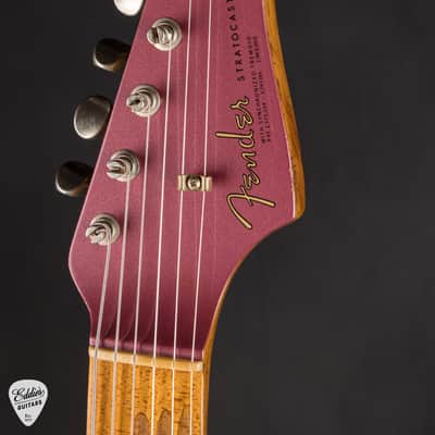 2023 - Fender Custom Shop Eddie's Guitars Exclusive Dealer Select Roasted 1963 Stratocaster Heavy Relic - Dusk Plum image 7