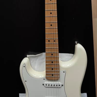 Fender Standard Stratocaster Lefthand Left-Handel LH Linkshänder Maple Fretboard 2006 - 2017 - Arctic White image 11
