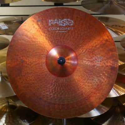 Paiste 20" Color Sound 5 Power Ride Cymbal Red - Used image 1